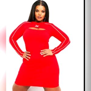 Puma Red Dress Size M NWT